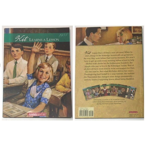 3 Pack American Girl Kit 1,2,6 Growing Up in 1934 Depression Era Story Books - Picture 7 of 16